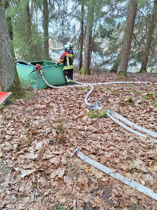 Einsatzübung Waldbrand